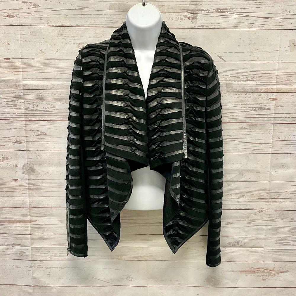 My Tribe leather moto jacket